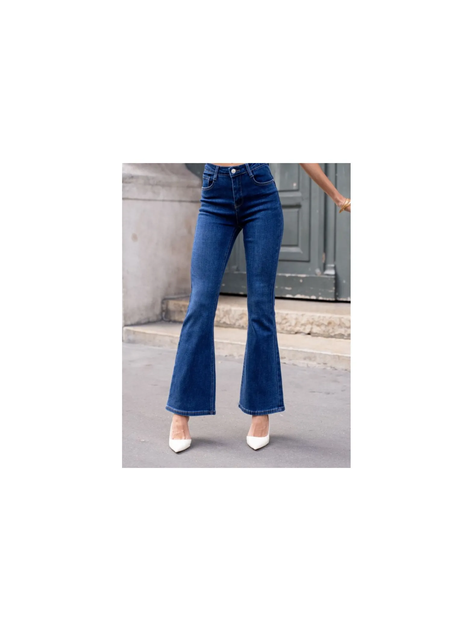 Denim Life Jeans Flare Skinny F3697 Blue^ Jeans