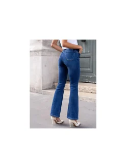 Denim Life Jeans Flare Skinny F3697 Blue^ Jeans