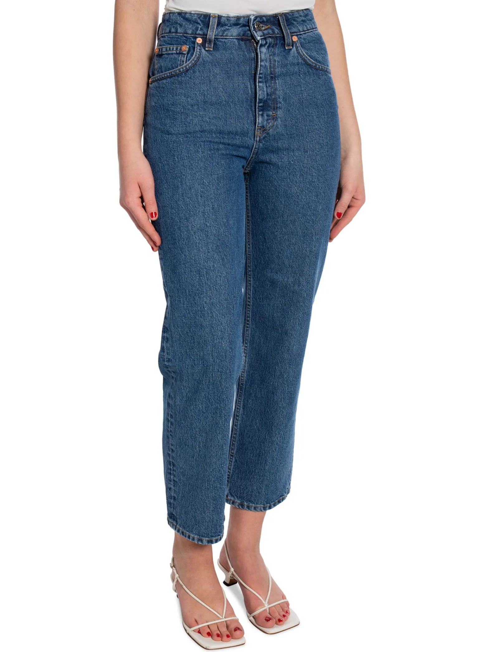 Filippa K Jeans Briony Washed Mid Blue^ Jeans