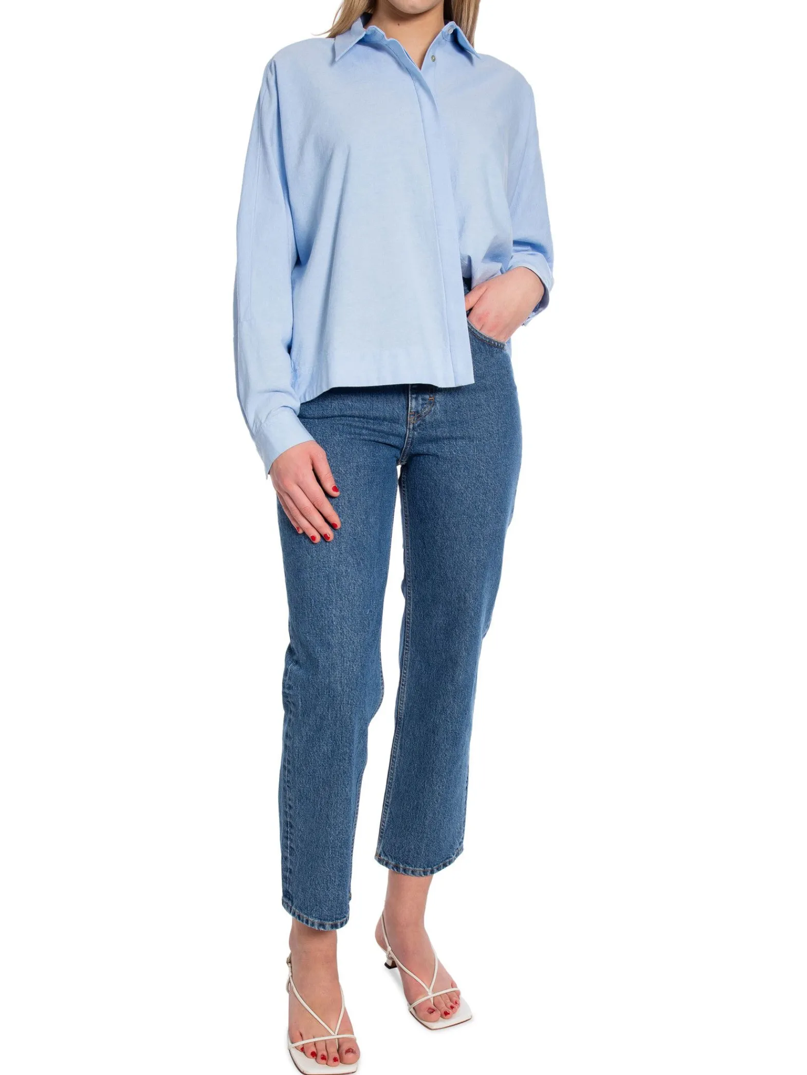 Filippa K Jeans Briony Washed Mid Blue^ Jeans