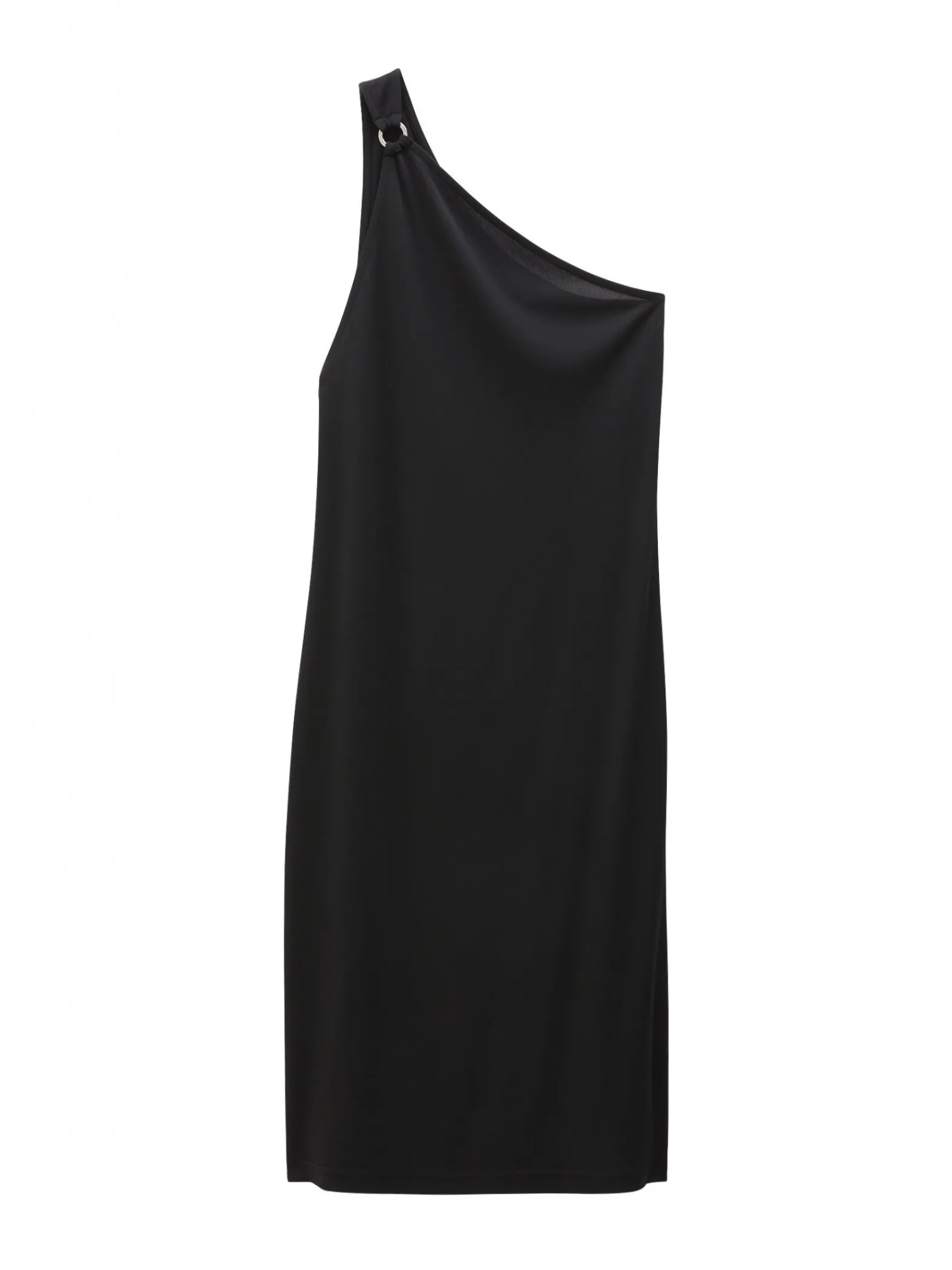 Filippa K Klanning One Shoulder Jersey Black^ Klänningar