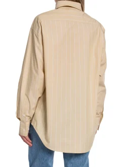 Filippa K Skjorta Stripe Poplin Dark^ Skjortor