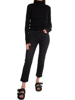 Filippa K Topp Sheer Wool Mock Black^ Tröjor & Koftor