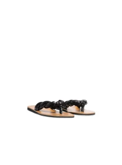 Flattered Sandal Blanche Black Leather^ Sandaler