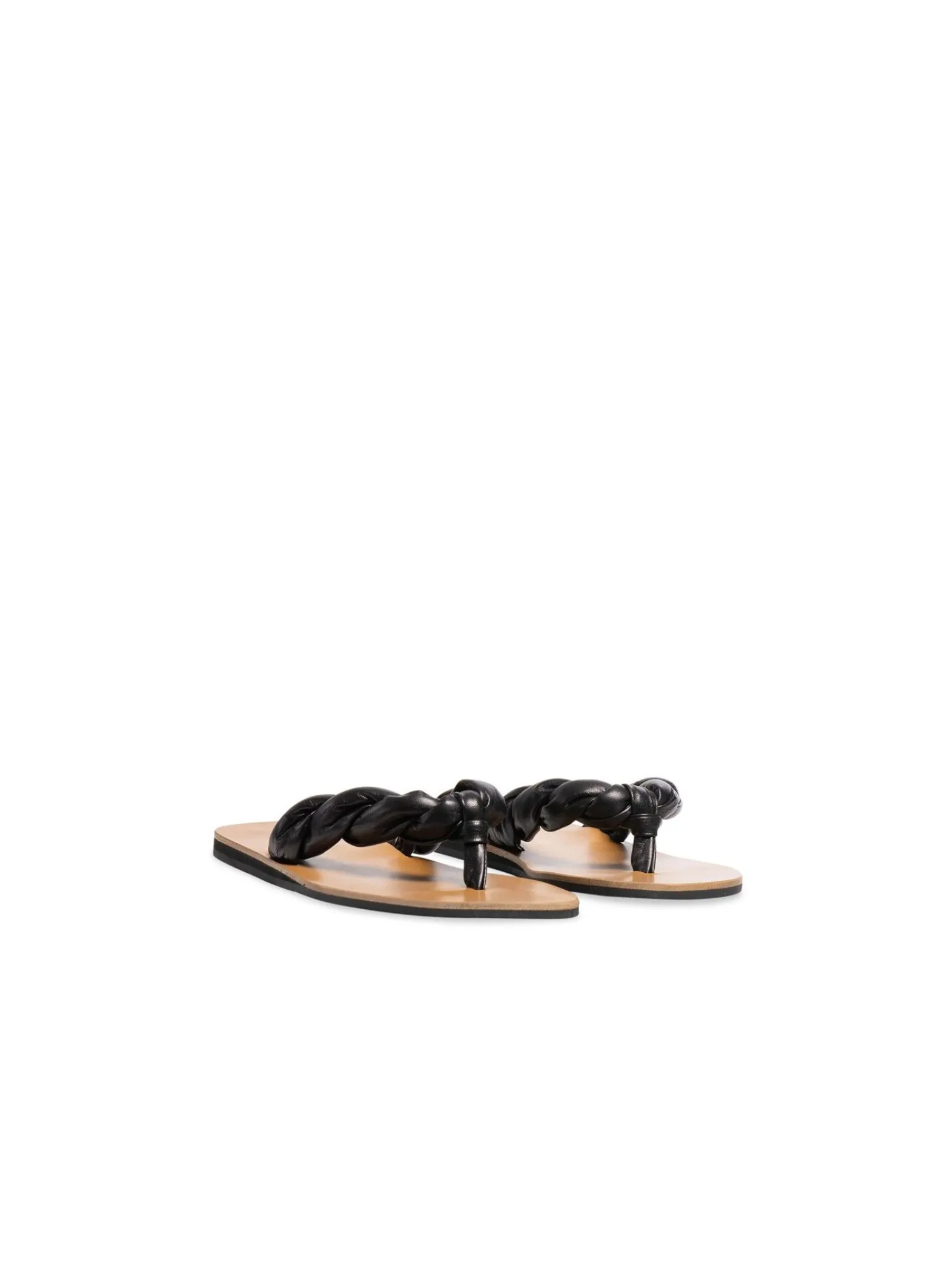 Flattered Sandal Blanche Black Leather^ Sandaler