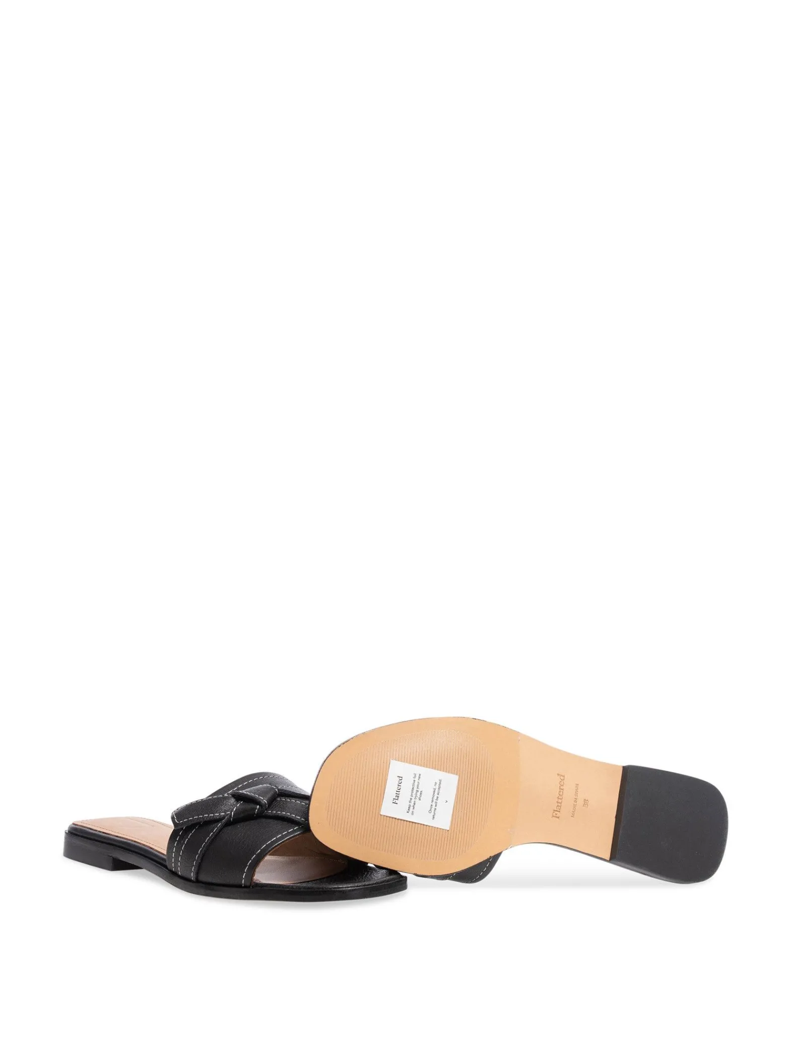 Flattered Sandal My Leather Black^ Sandaler