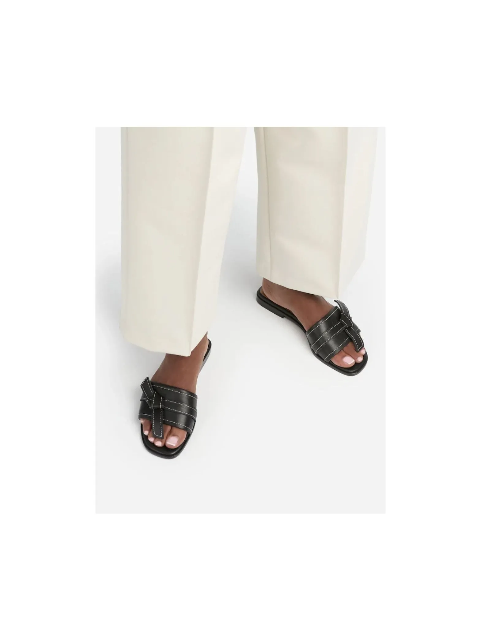 Flattered Sandal My Leather Black^ Sandaler