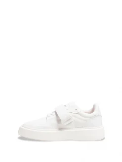 Ganni Sneaker Sporty Mix Cupsole Low Top Velcro Egret^ Sneakers