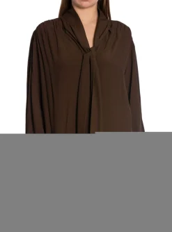 GANT Blus Bow Rich Brown^ Blusar