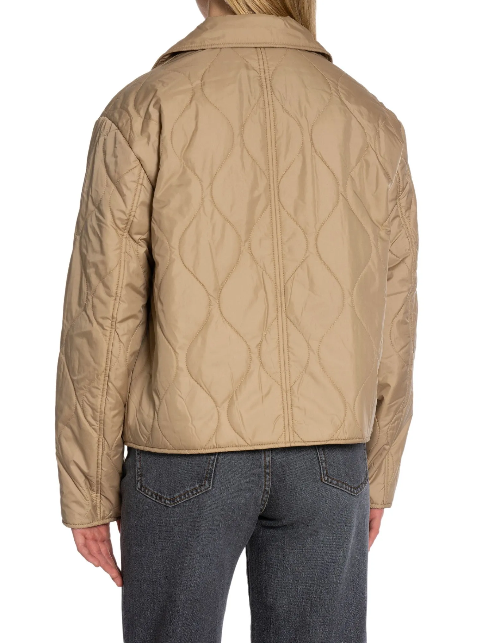 GANT Jacka Quilted Collarred Dark Khaki^ Jackor & Kappor