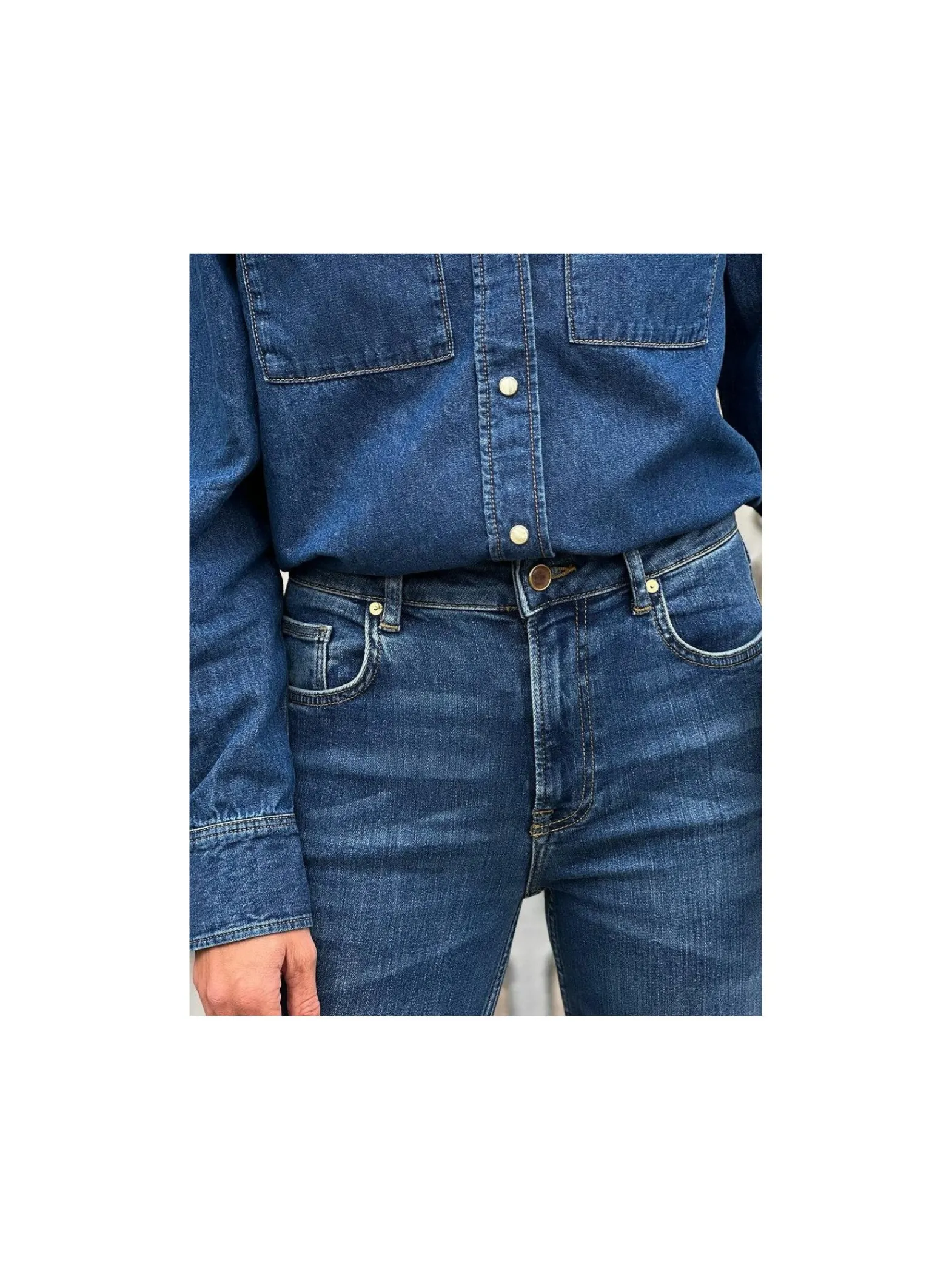 GANT Jeans Slim Flare Mid Blue Broken In^ Jeans