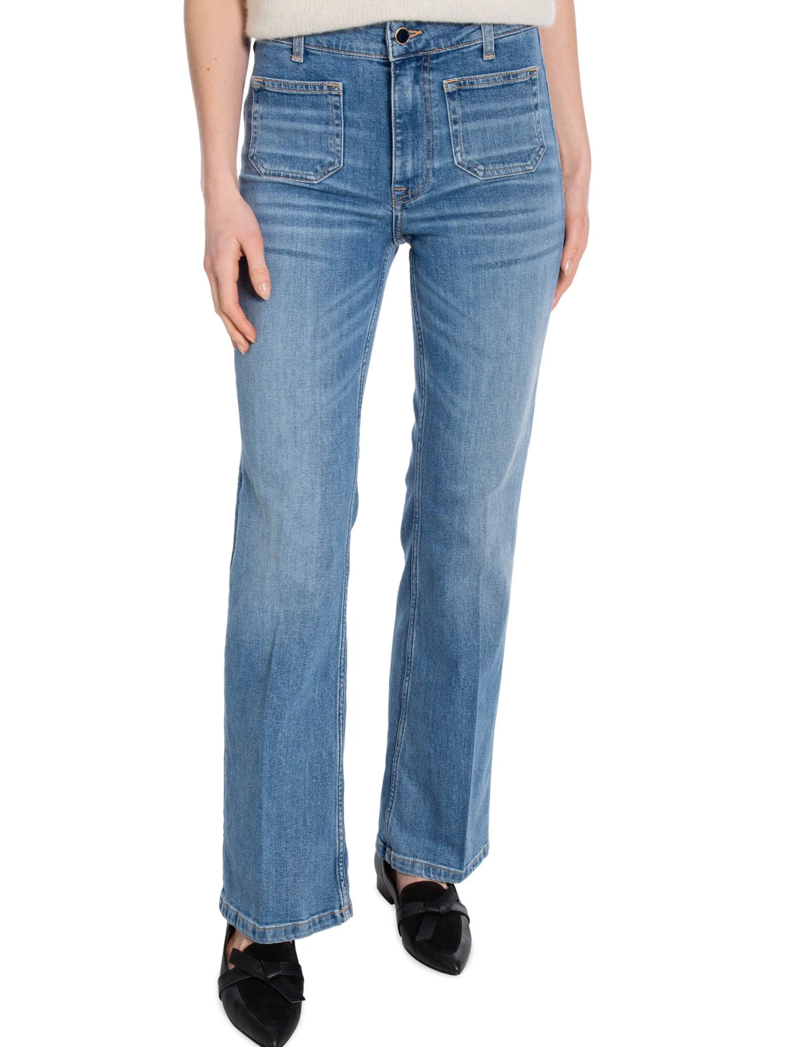 GANT Jeans Slim Flare Semi Light Blue Worn In^ Jeans