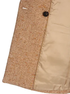 GANT Kavaj Regular Herringbone Roasted Walnut^ Kavajer