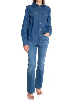 GANT Skjorta Regular Denim Indigo^ Skjortor