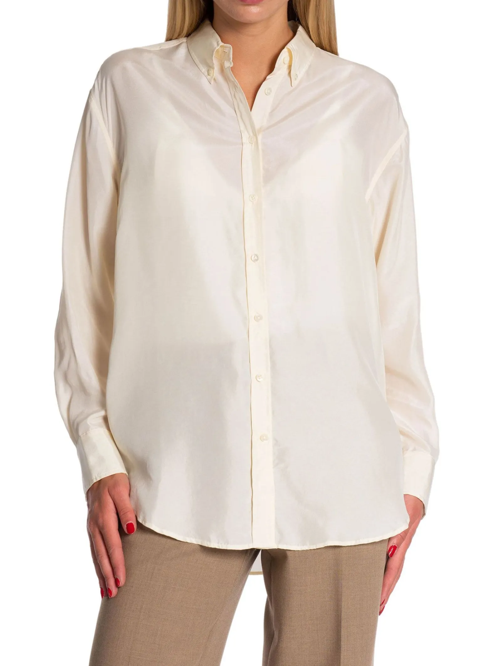 GANT Skjorta Relaxed Silk Linen^ Skjortor