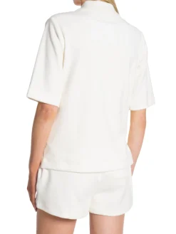 GANT Topp Relaxed Terry Ss Polo Eggshell^ Toppar