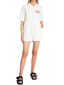 GANT Topp Relaxed Terry Ss Polo Eggshell^ Toppar