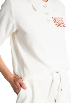 GANT Topp Relaxed Terry Ss Polo Eggshell^ Toppar
