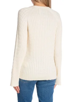 GANT Troja Cable C-Neck Cream^ Tröjor & Koftor