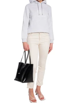 GANT Troja Regular Tonal Shield Pale Grey Melange^ Tröjor & Koftor