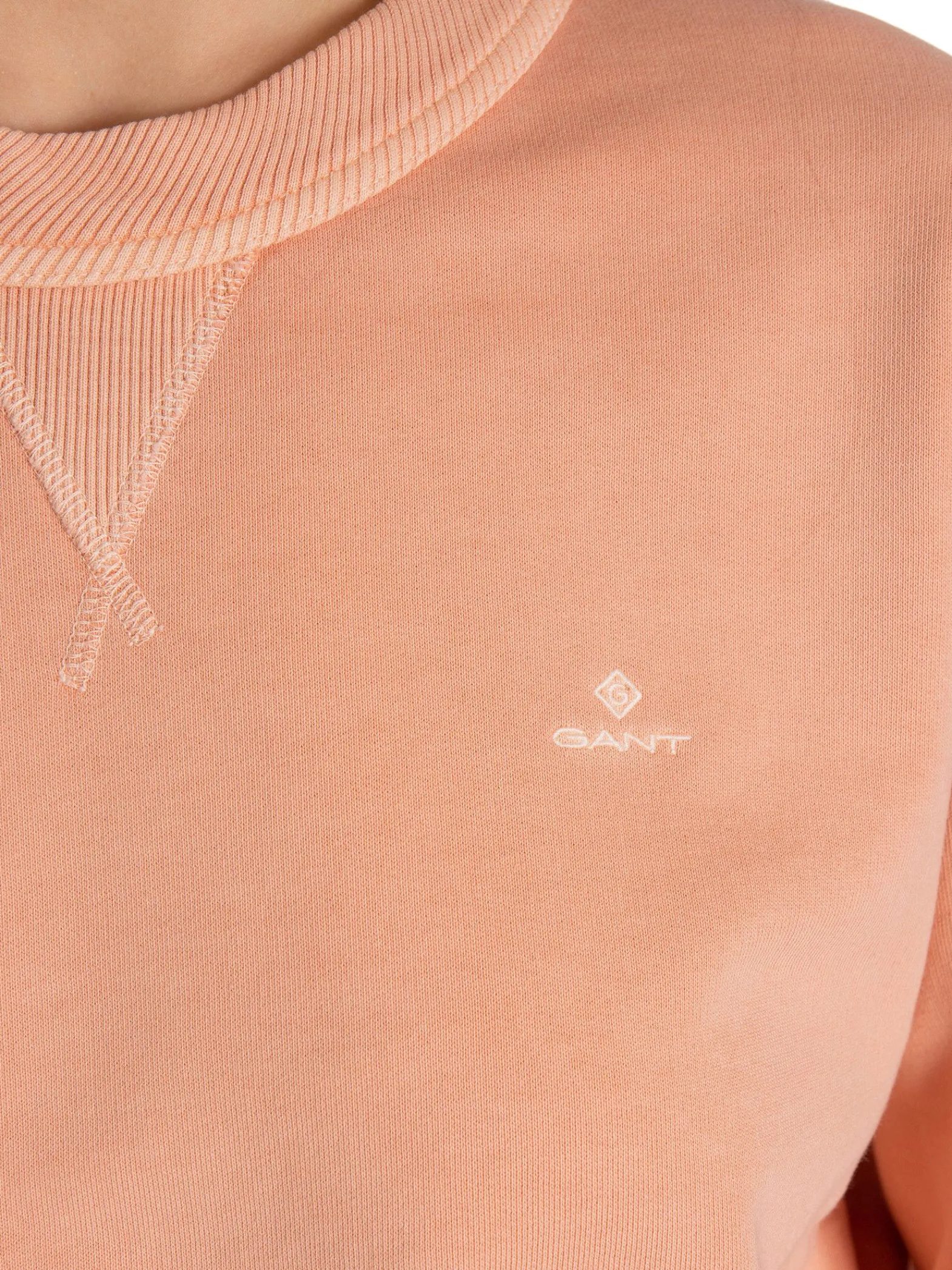 GANT Troja Sunfaded C-Neck Guava^ Tröjor & Koftor