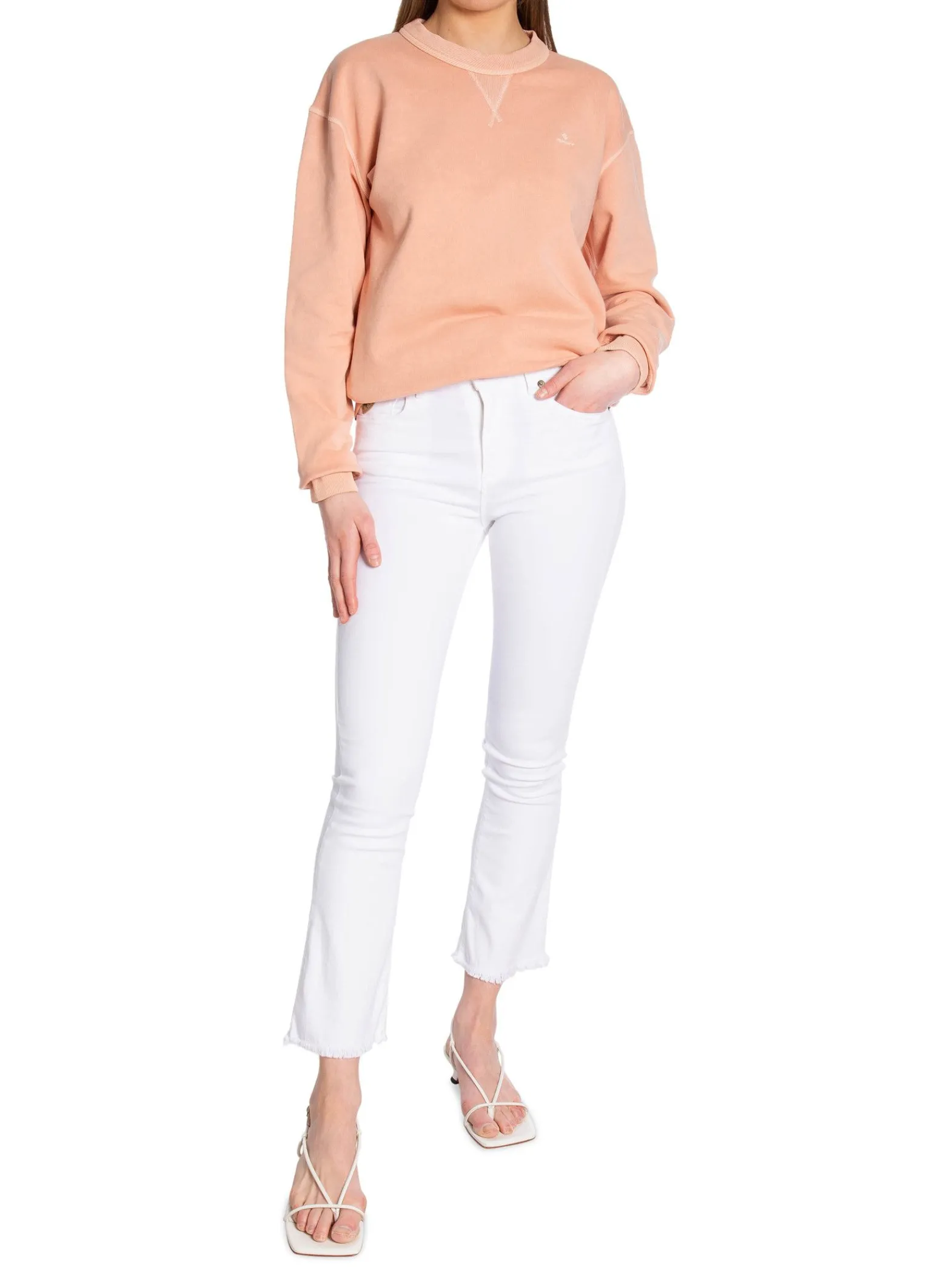 GANT Troja Sunfaded C-Neck Guava^ Tröjor & Koftor