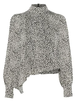 Gestuz Blus Prikka Black/White Dot^ Blusar