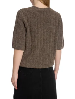 Gestuz Topp Alpha Dark Sand Melange^ Toppar