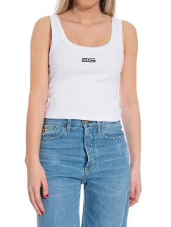 Gestuz Topp Drew Logo Bright White^ Toppar