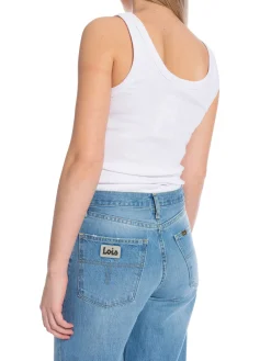 Gestuz Topp Drew Logo Bright White^ Toppar