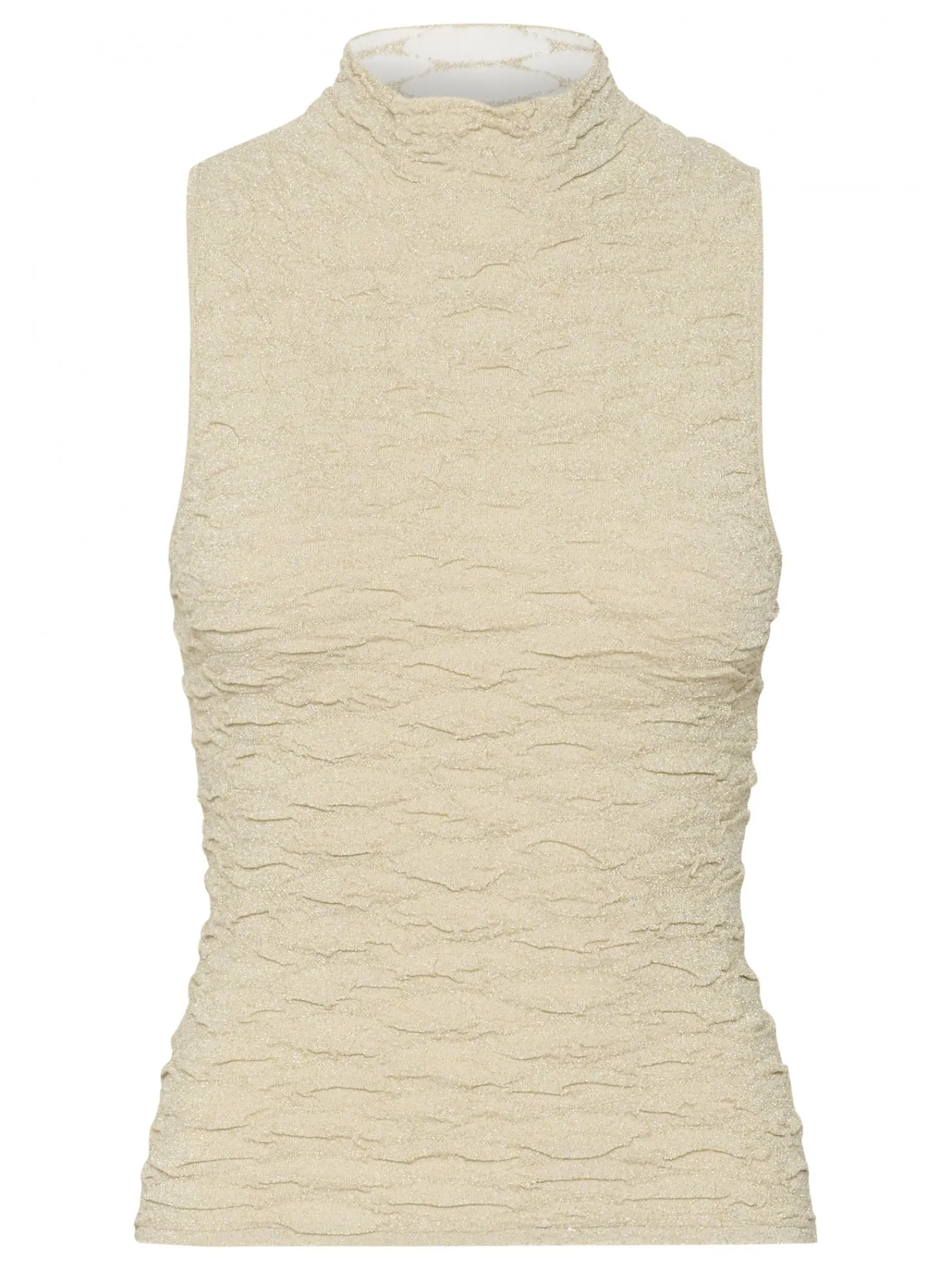 Gestuz Topp Picca Halterneck Offwhite/Gold^ Toppar