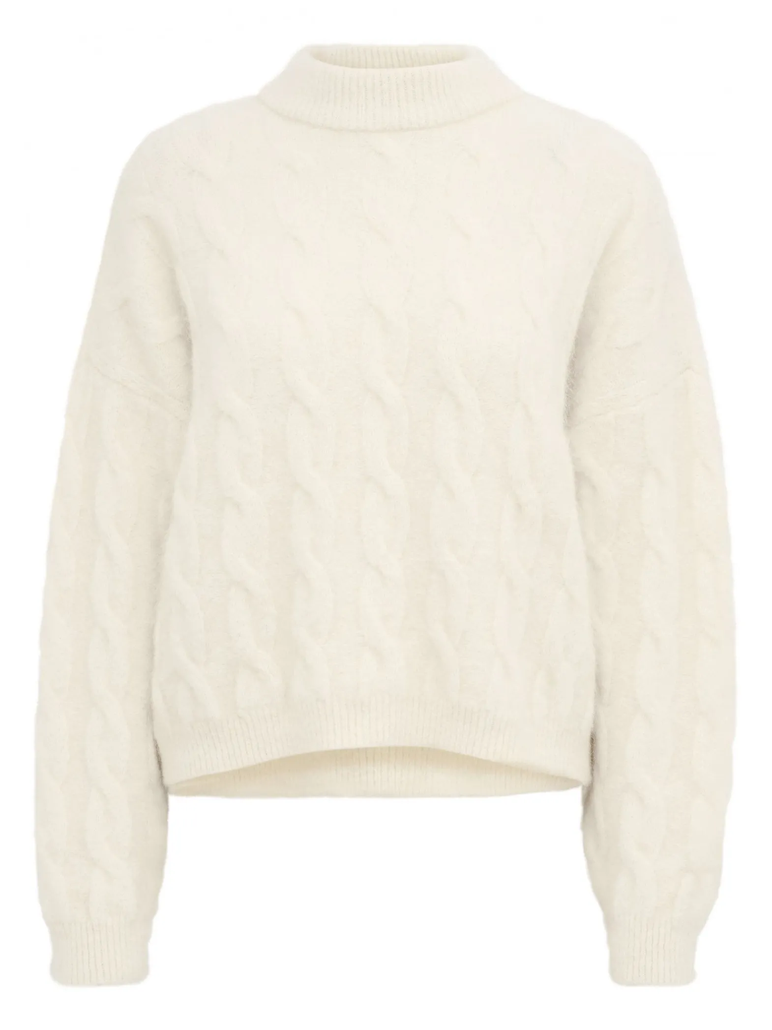Gestuz Troja Safi Cable Pullover Egret^ Tröjor & Koftor