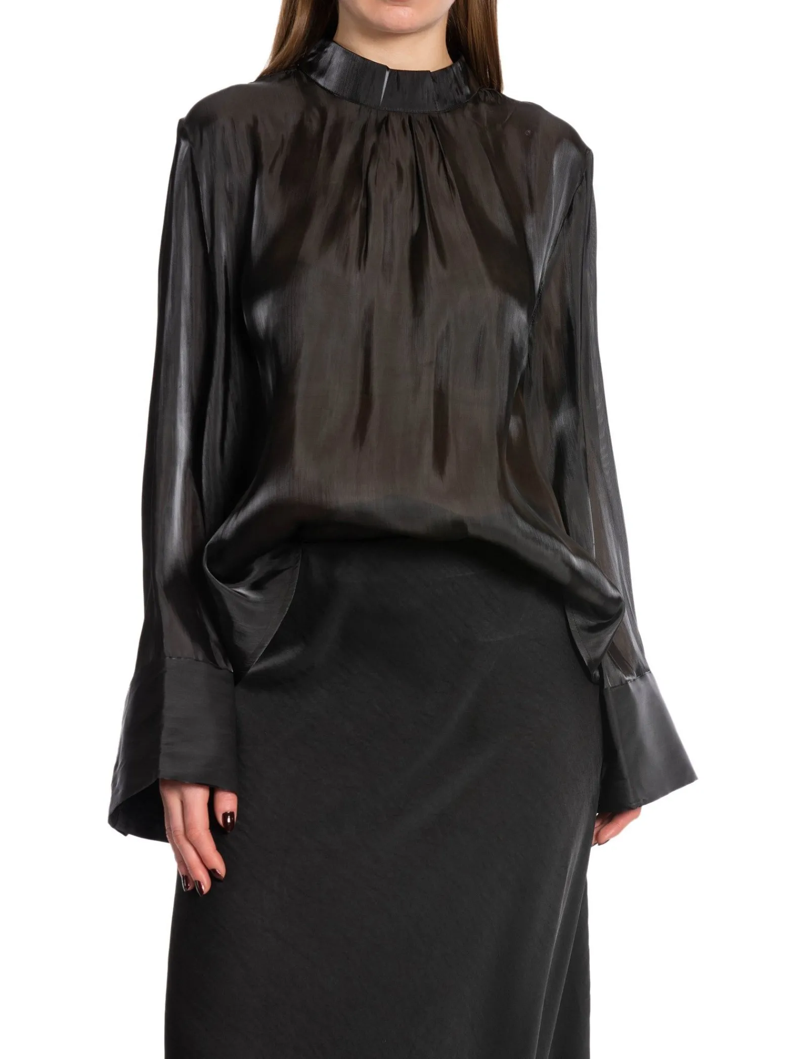 Gestuz Getuz Blus Yalia Black^ Blusar
