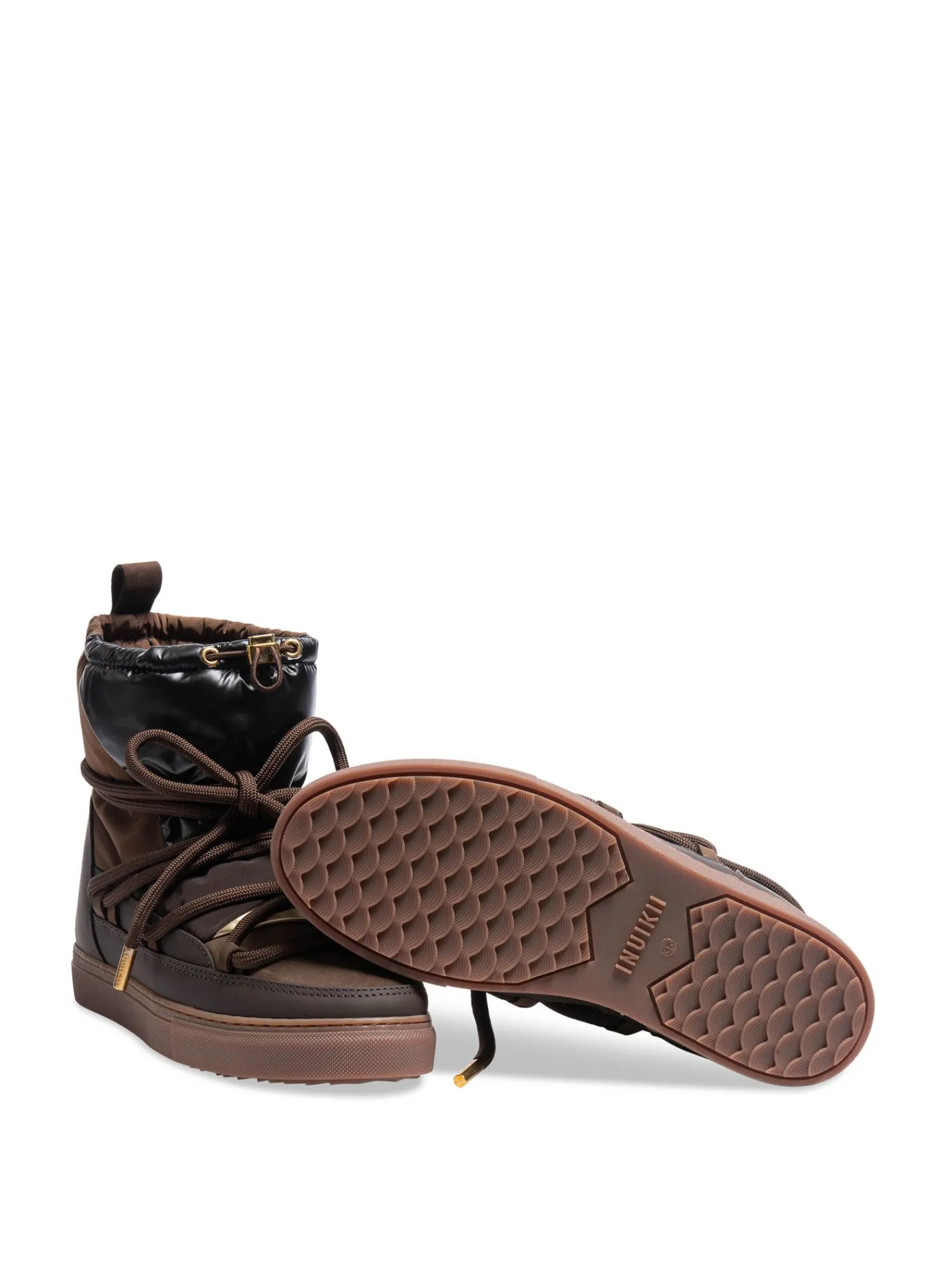 INUIKII Boots Puffer Low/Sneaker Brown^ Boots