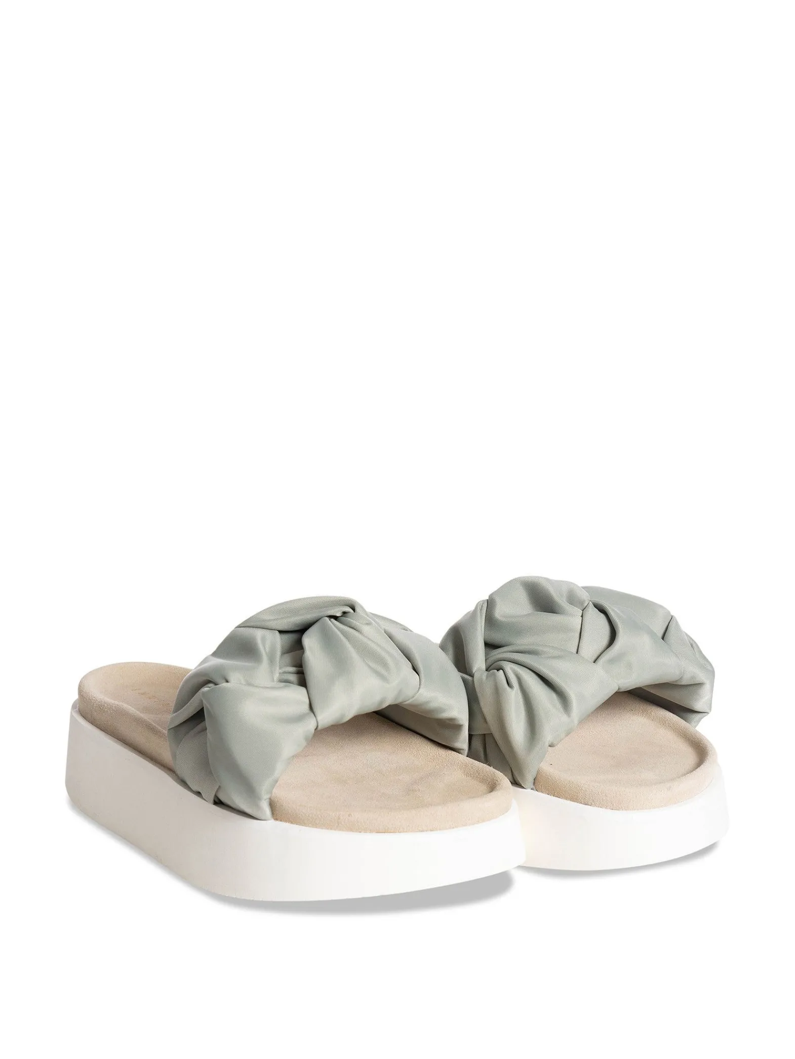 INUIKII Sandal Fjord Flower Platform Grey^ Sandaler