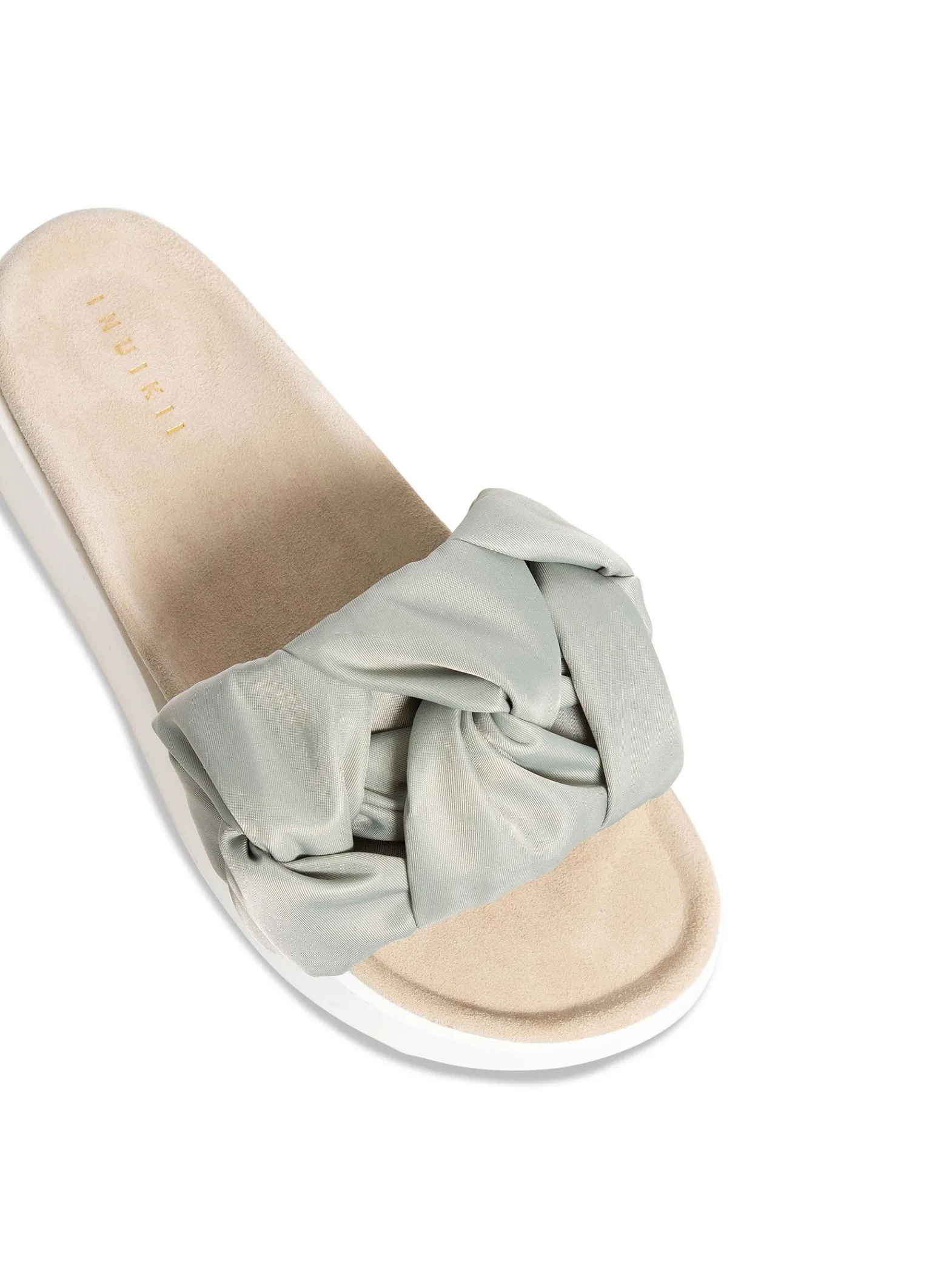 INUIKII Sandal Fjord Flower Platform Grey^ Sandaler
