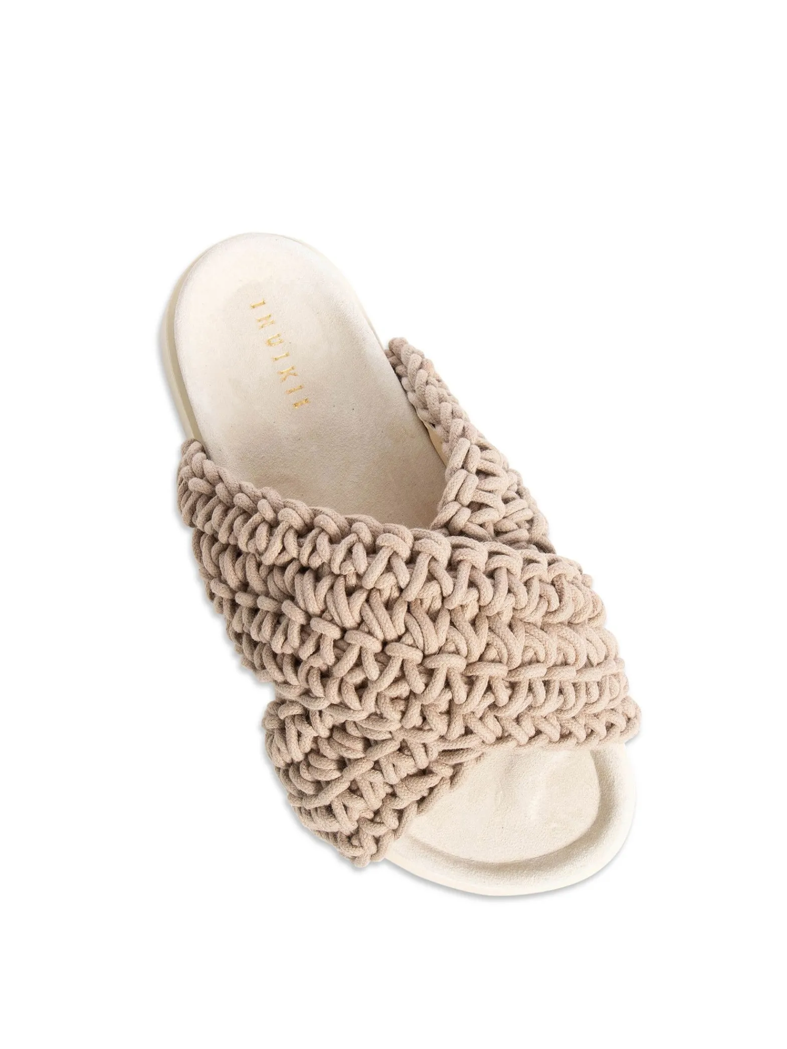 INUIKII Sandal Woven Taupe^ Sandaler