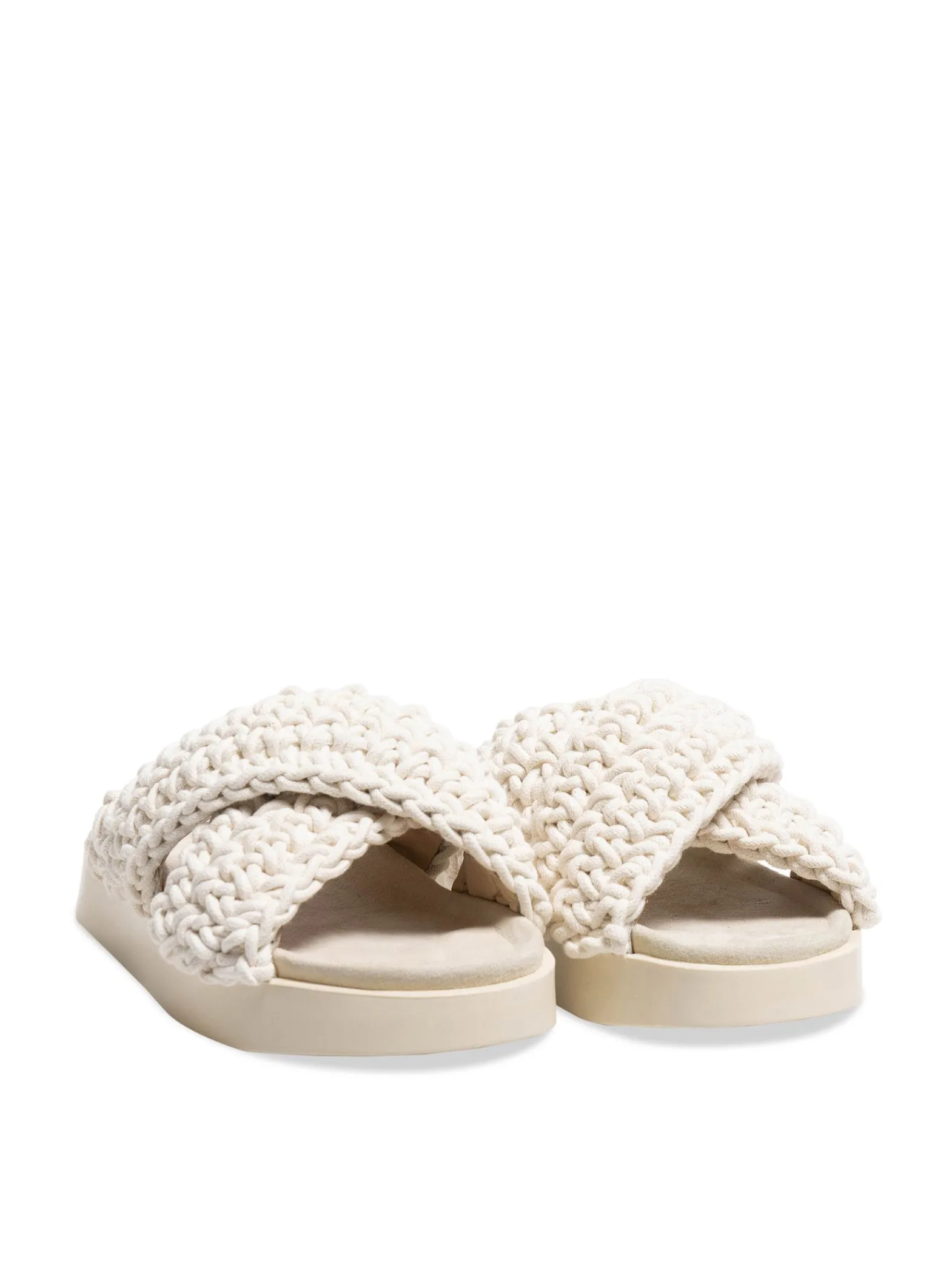 INUIKII Sandal Woven White^ Sandaler