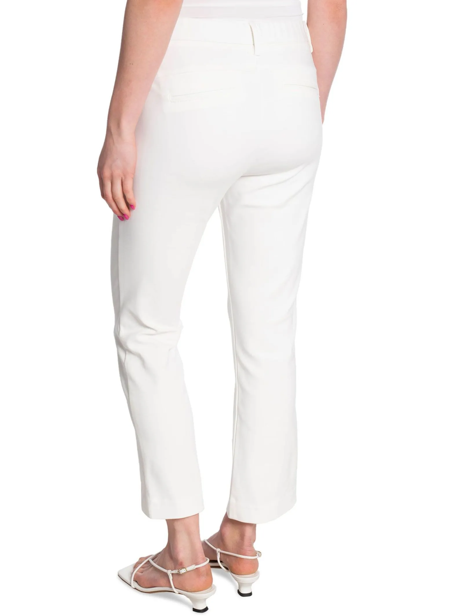 IVY Byxa Alice Cropped Flare Ecru^ Byxor