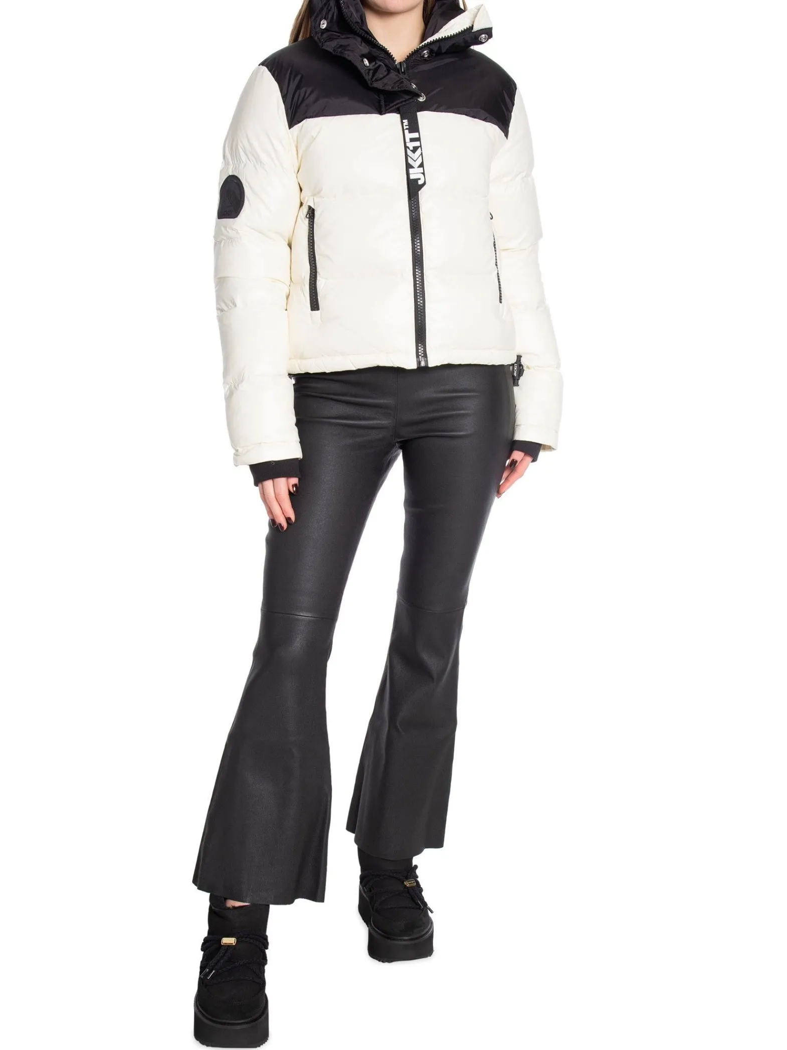JACK1T Jacka Diamond Down Alps Slick Crop White^ Jackor & Kappor