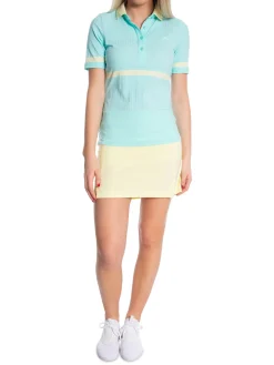 J.Lindeberg Topp Moira Polo Aruba Blue^ Sport & Träning
