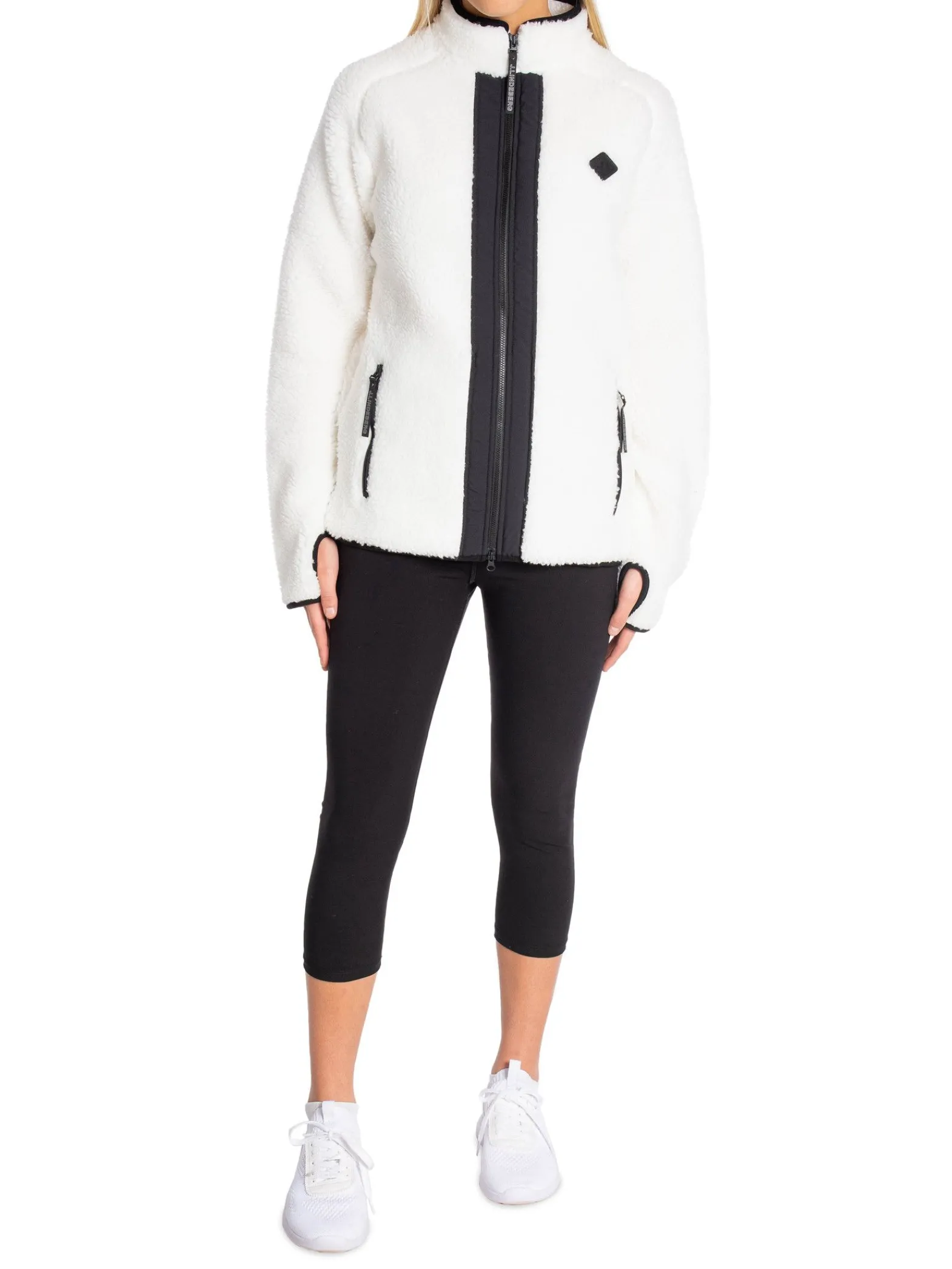 J.Lindeberg Troja Juniper Pile Mid Layer White^ Sport & Träning