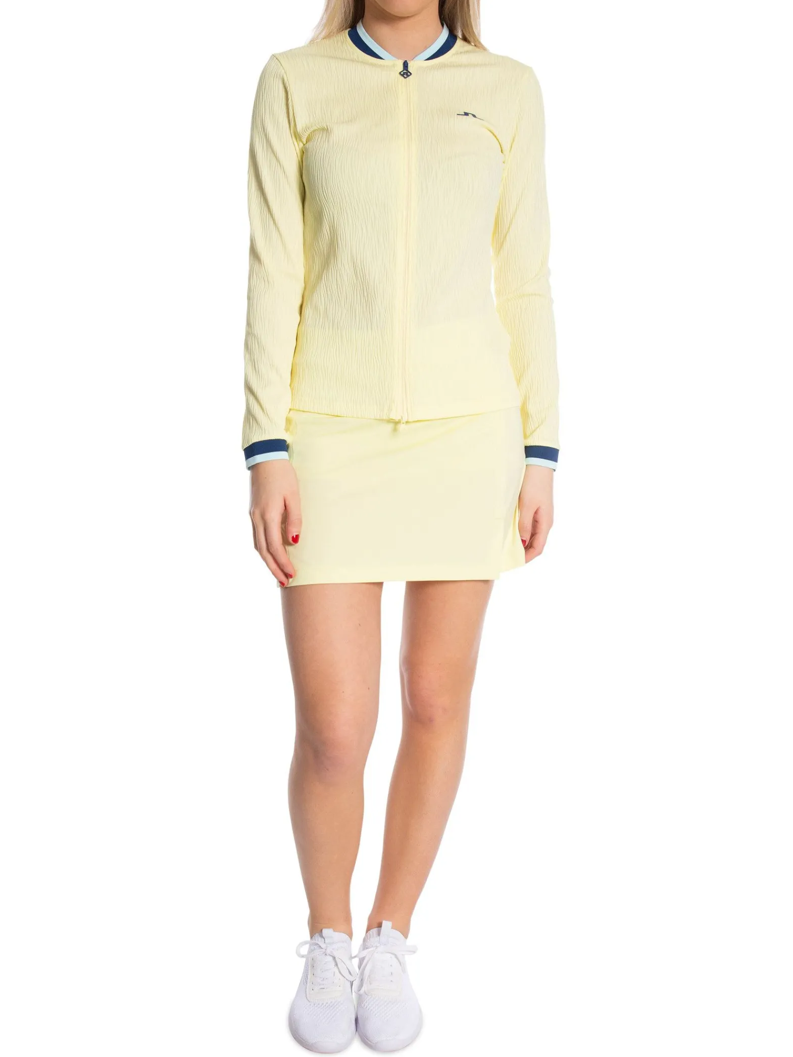 J.Lindeberg Troja Leonor Mid Layer Wax Yellow^ Sport & Träning
