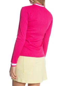 J.Lindeberg Troja Leonor Mid Layer Fuchasia Purple^ Sport & Träning