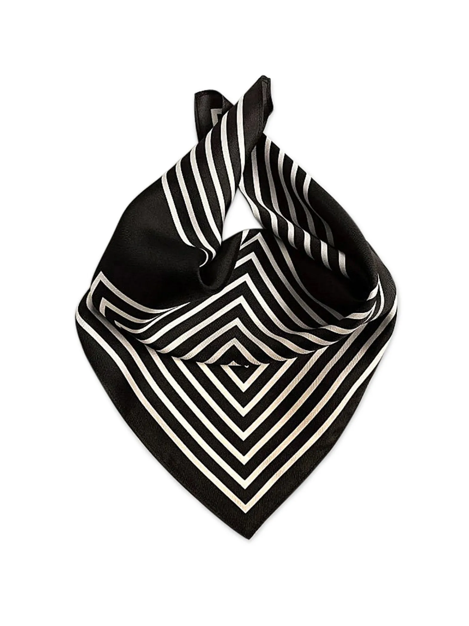 Le Scarf Sjal No. 16 Black & Cream^ Sjalar & Halsdukar