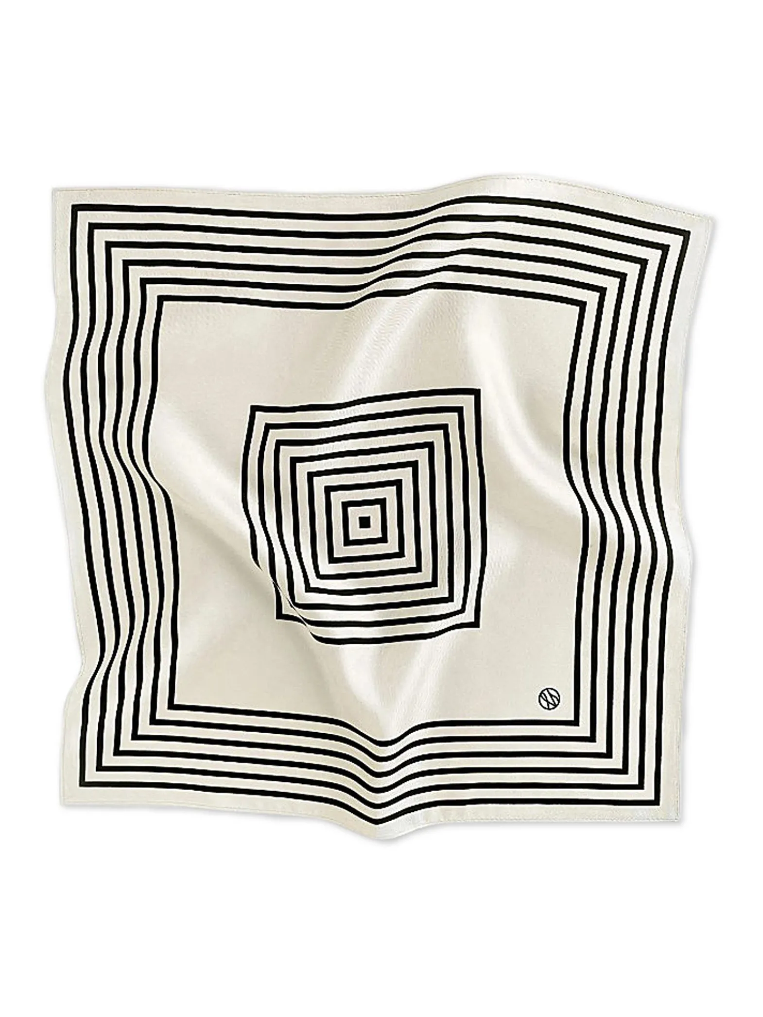 Le Scarf Sjal No. 14 Cream & Black^ Sjalar & Halsdukar