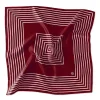 Le Scarf Sjal No. 14 Striped Wine Red^ Sjalar & Halsdukar