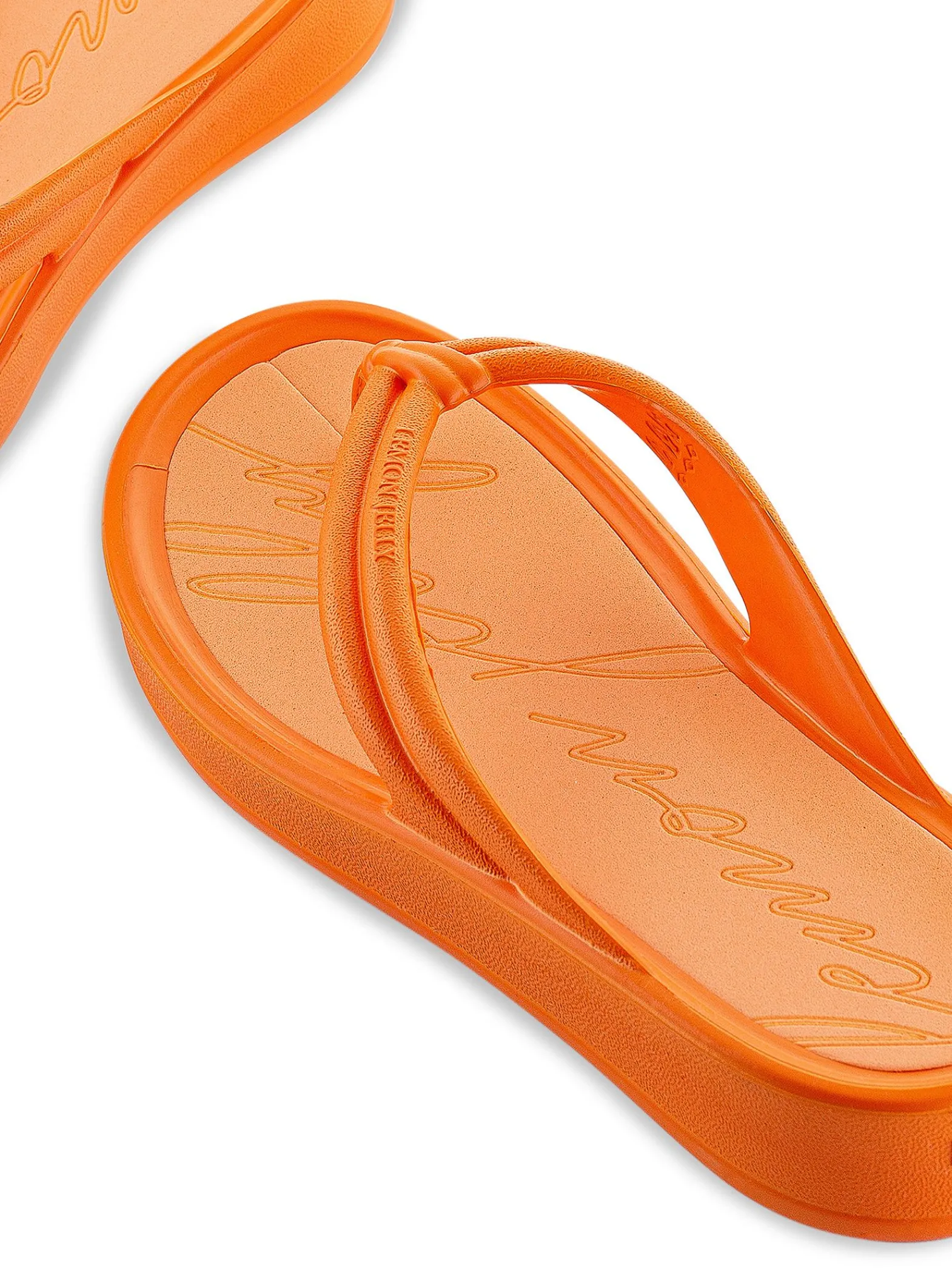 Lemon Jelly Sandal Mare 12 Tangerine^ Flip-Flops