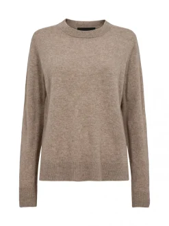 Levete Room Troja Lr Eloise Pullover Walnut Melan^ Tröjor & Koftor
