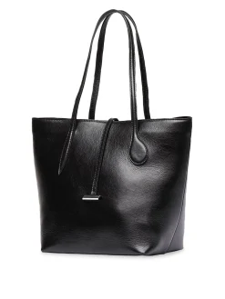 Little Liffner Vaska Sprout Tote Midi Glossy Black^ Handväskor